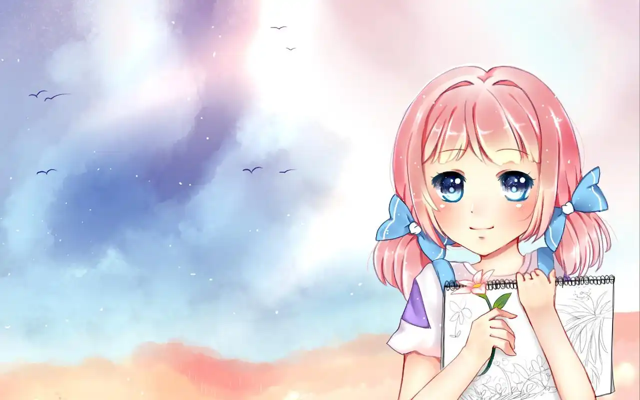 首页 桌面壁纸 卡通动漫 唯美二次元动漫美女图片宽屏壁纸1920_1200