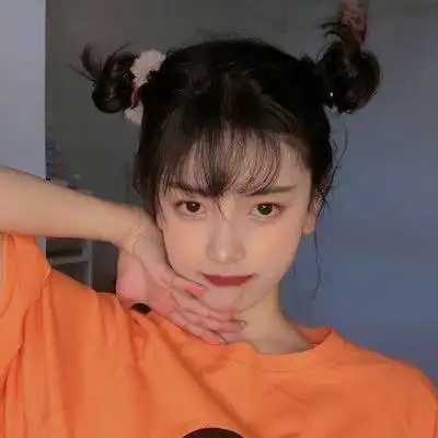 柠檬黄系女生头像高清清新柠檬黄少女风