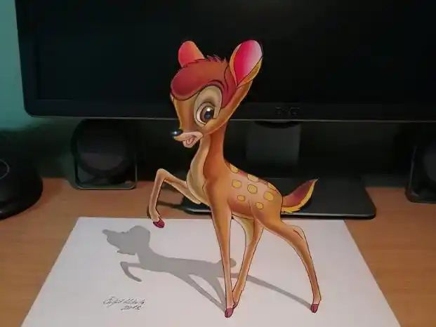 一组逼真的动物3d立体画,每幅都活灵活现栩栩如生