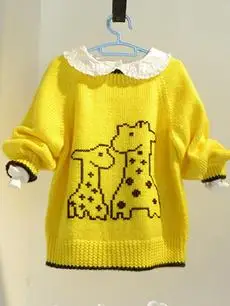 母子情 可爱梅花鹿(男宝,女宝插肩毛衣)零基础视频