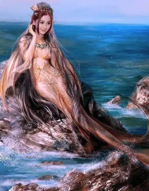 娱乐圈中美人鱼造型最美的6大女星, 热巴未进前三, 第一当之无愧