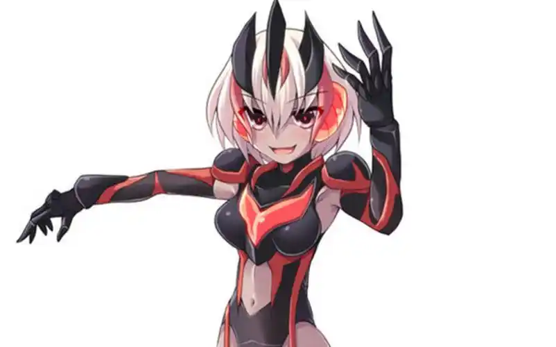 黑暗奥特曼的娘化形象黑暗欧布脸红了黑暗赛罗有点冷酷