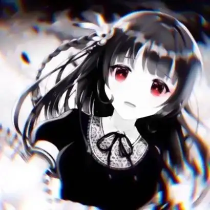 黑暗冷血霸气动漫女生头像图片