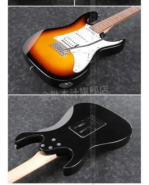 依班娜电吉他ibanez依班娜grg170入门初学者grx40/150单摇双摇电吉他