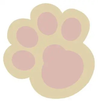 照片素材(图片): 狗足迹