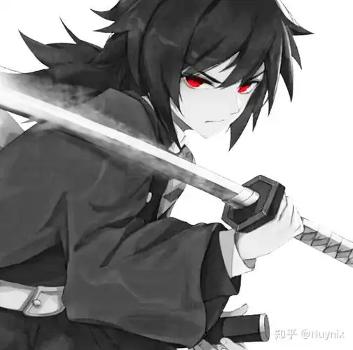 有哪些做拔刀动作的动漫男头