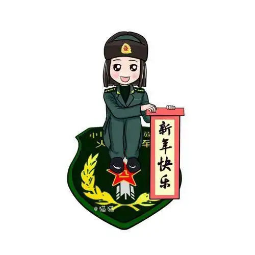 火箭军漫画幼儿简笔画