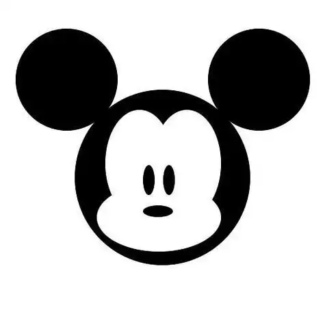 卡通米奇头像简笔画图片大全