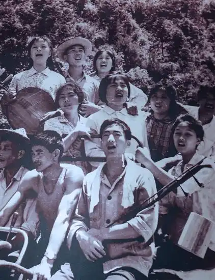 七十年代,下乡知青.