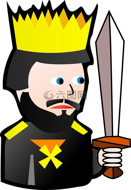国王,人,男子