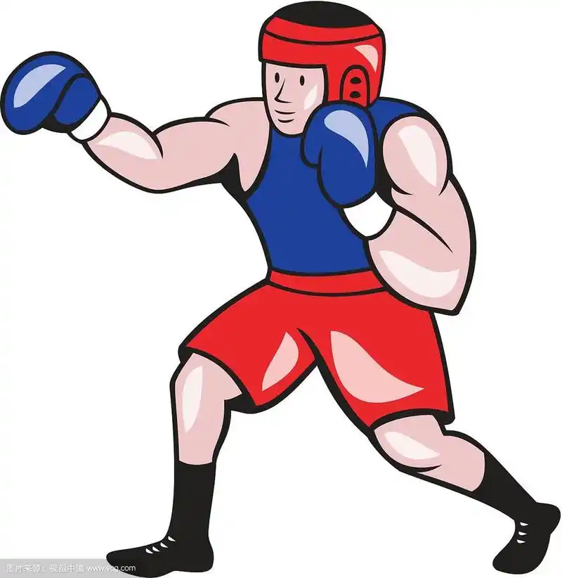 业余拳击卡通