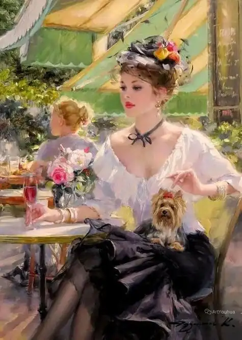 油画少女 油画少女肖像名画