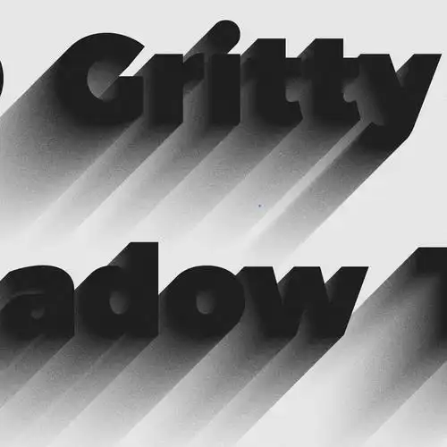 3d粗砂阴影文字效果 | adobe illustrator_ui社