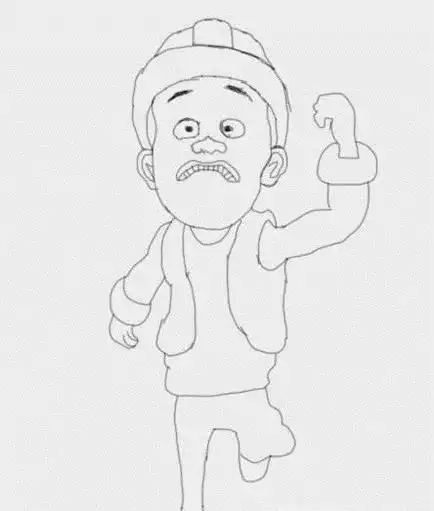 简笔画光头强是怎么画的