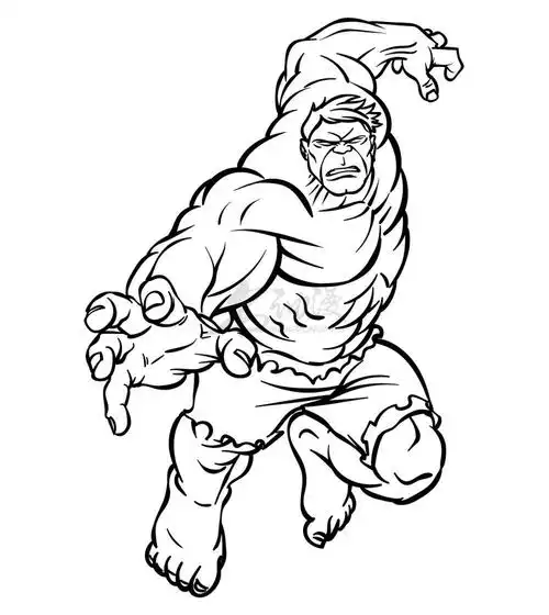 绿巨人怎么画如何画好绿巨人