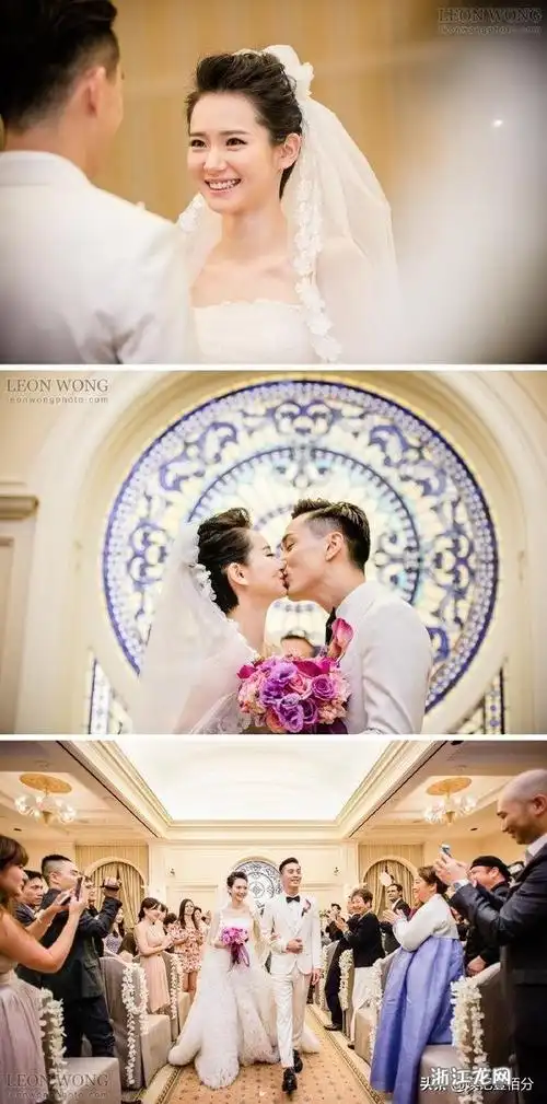 林佳树婚纱照片  戚薇结婚照