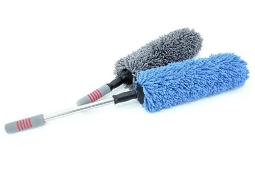 卡饰社 超细纤维可伸缩360度 掸子扫 紫色