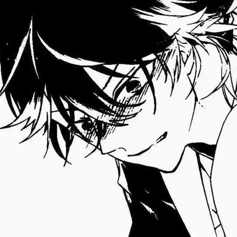 男生头像黑白色酷炫痞帅古风