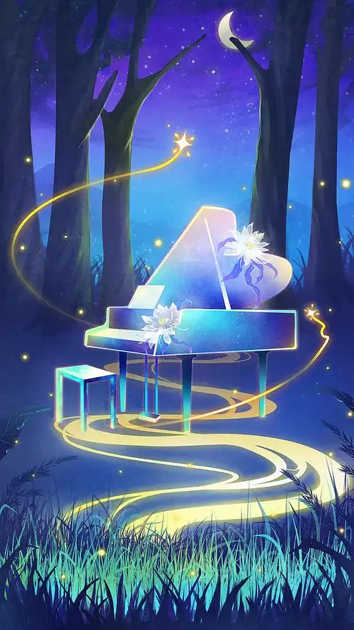 全民k歌插画背景