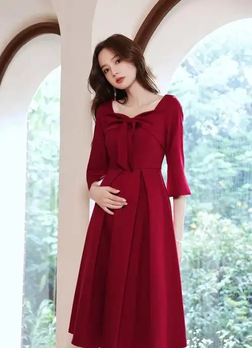 答谢宴礼服新娘孕妇