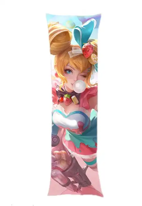 王者荣耀等身抱枕 王者新启示之音露娜画中游萤火之旅桑启等身抱枕