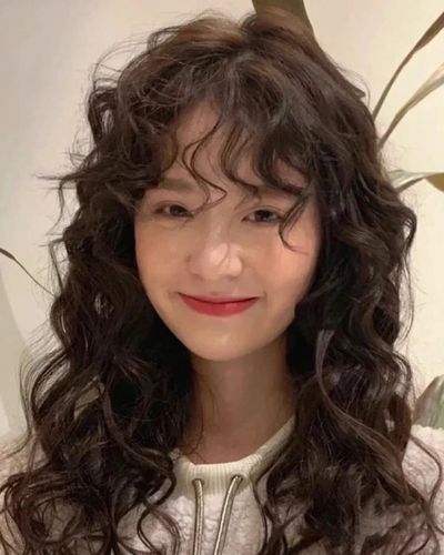 假发长发港风卷刘海慵懒复古羊毛卷蓬松长卷卷发日常整顶假发