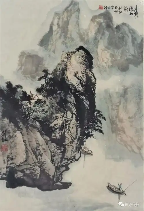 仁者乐山——丁剑虹先生山水画遗作欣赏