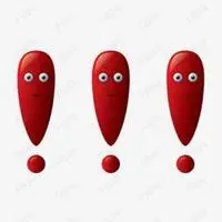 红色感叹号滑稽表情包_微信头像图片大全