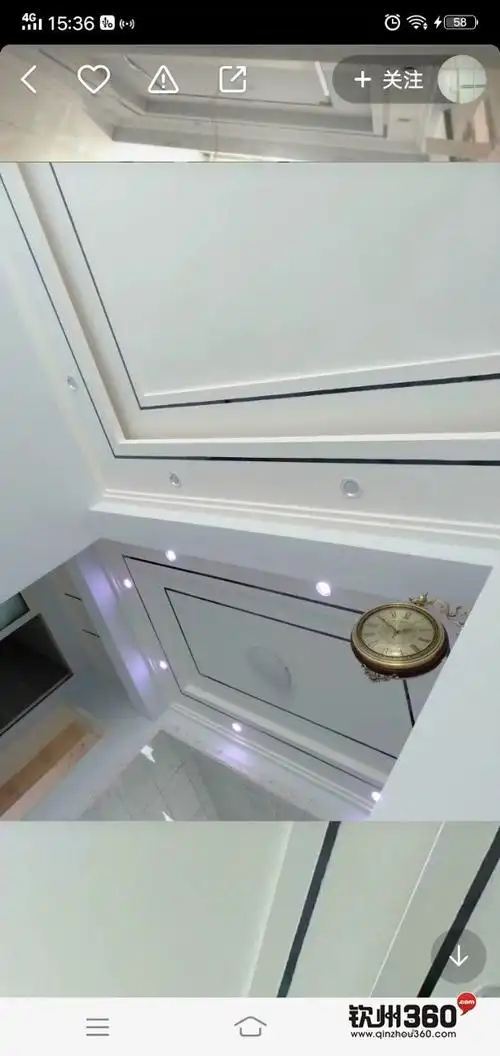 2020最火镜面黑钛吊顶!可在原有吊顶上加上钛金边