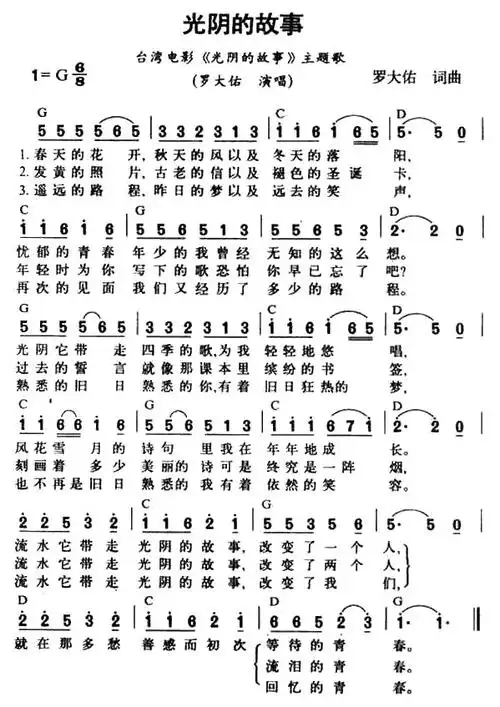 光阴的故事罗大佑