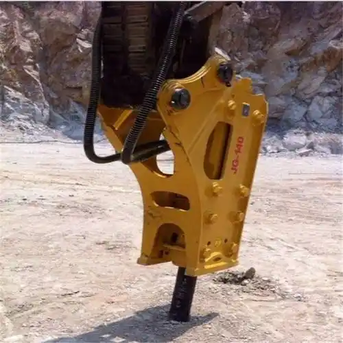 挖掘机直角炮头三角液压破碎锤百一报价