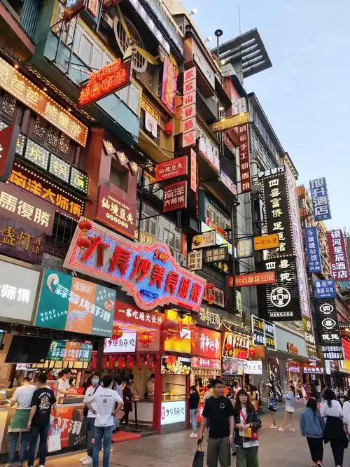 长沙橘子洲,步行街 2020-4-10