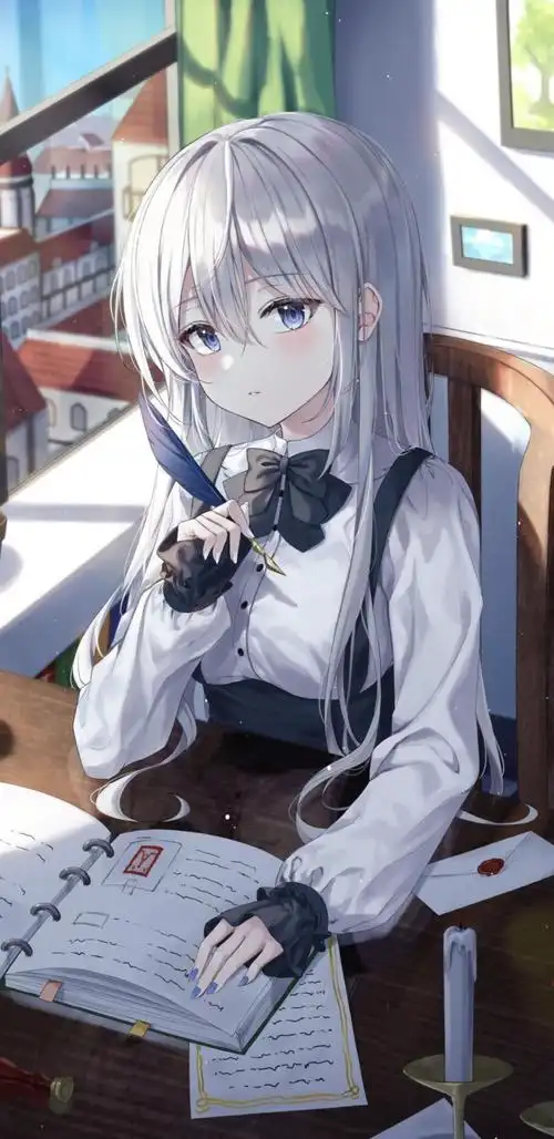 有没有高清的好看的动漫壁纸纯妹子