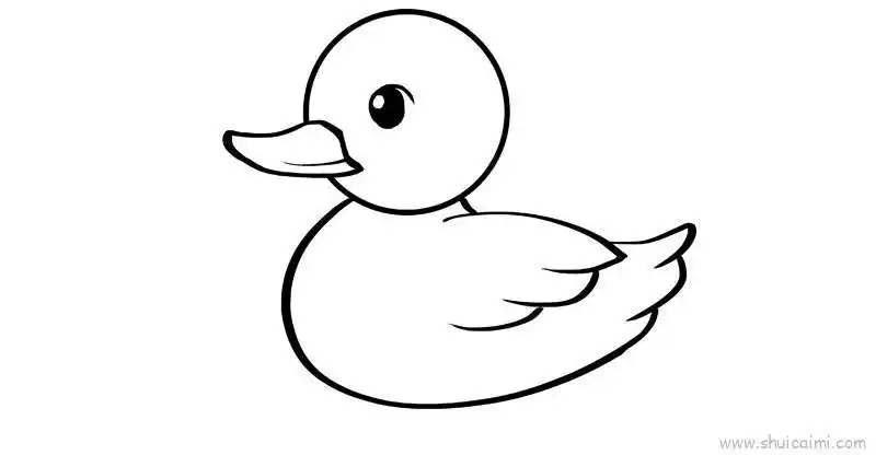 鸭儿童画怎么画鸭简笔画步骤造型各异的小鸭子简笔画图片简笔画这样画