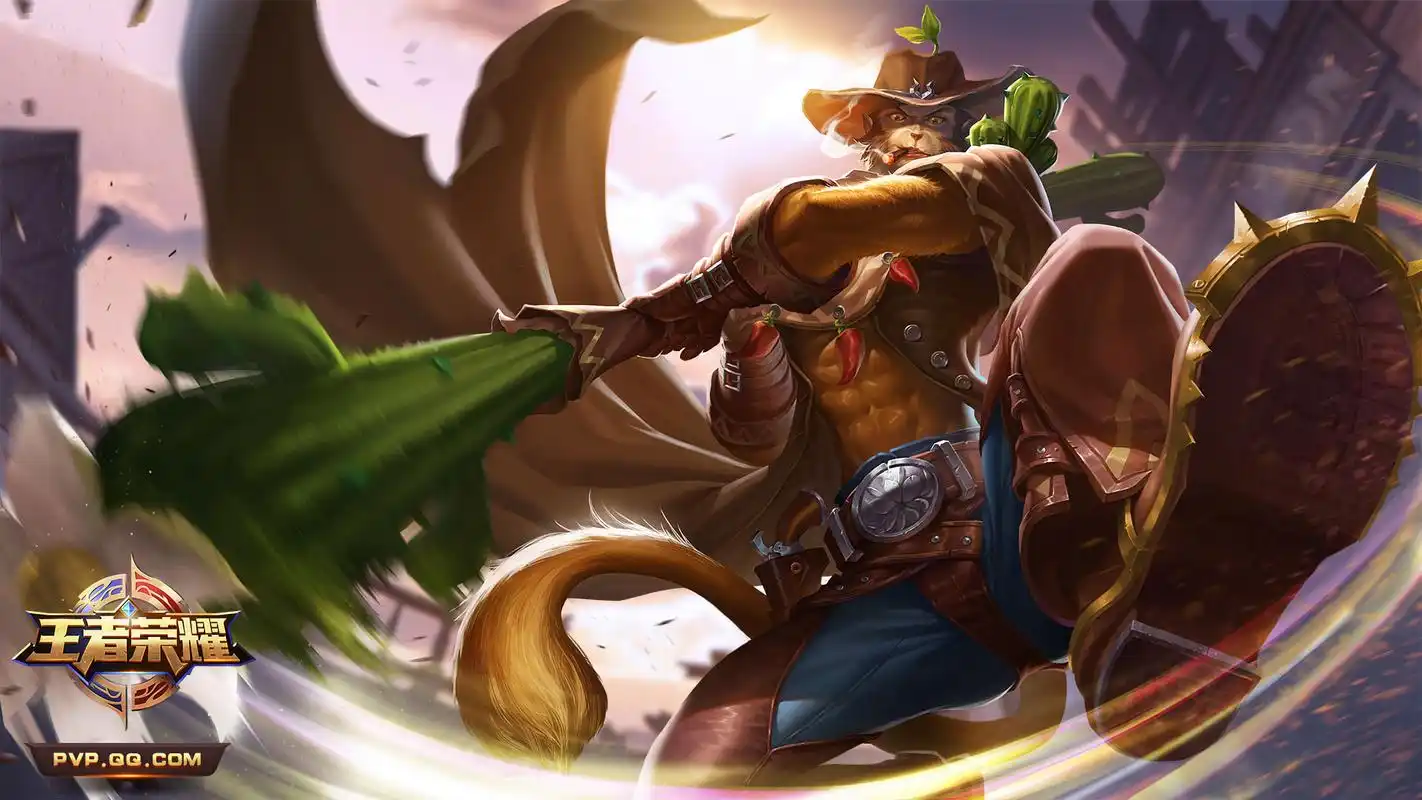 王者荣耀猴王孙悟空官方海报桌面壁纸