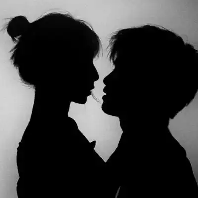 黑白情侣头像高级小众氛围