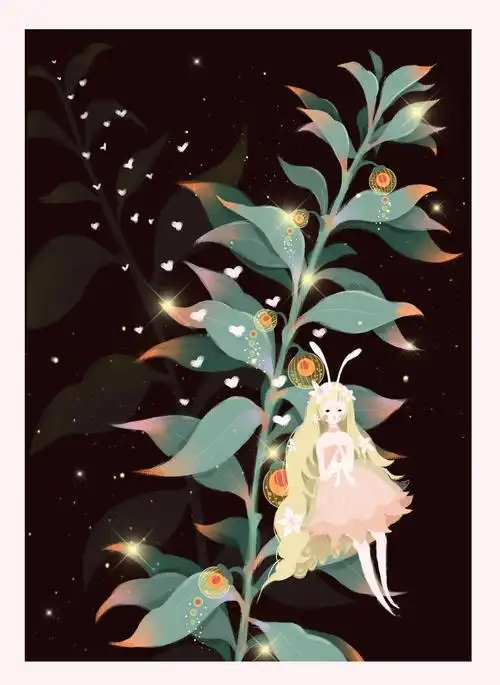 每日绘画练习7-小精灵|插画|创作习作|田儿tianer - 临摹作品 - 站酷