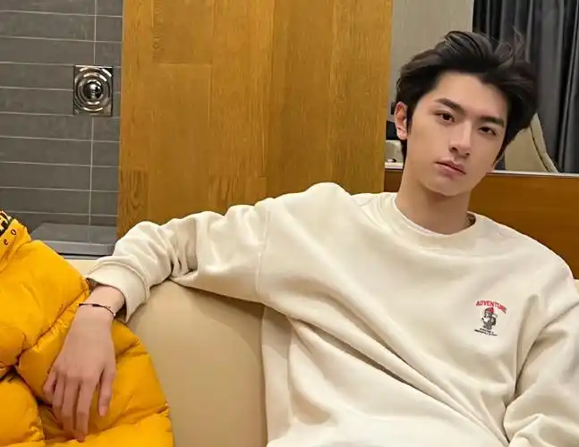 林一将头发扒拉成大人模样