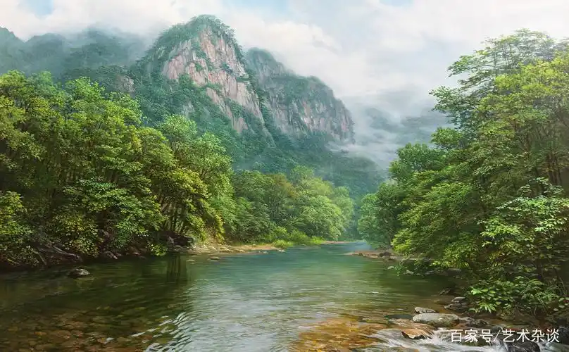 朝鲜画家的风景油画,大家觉得如何