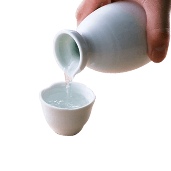 倒白酒png素材图片