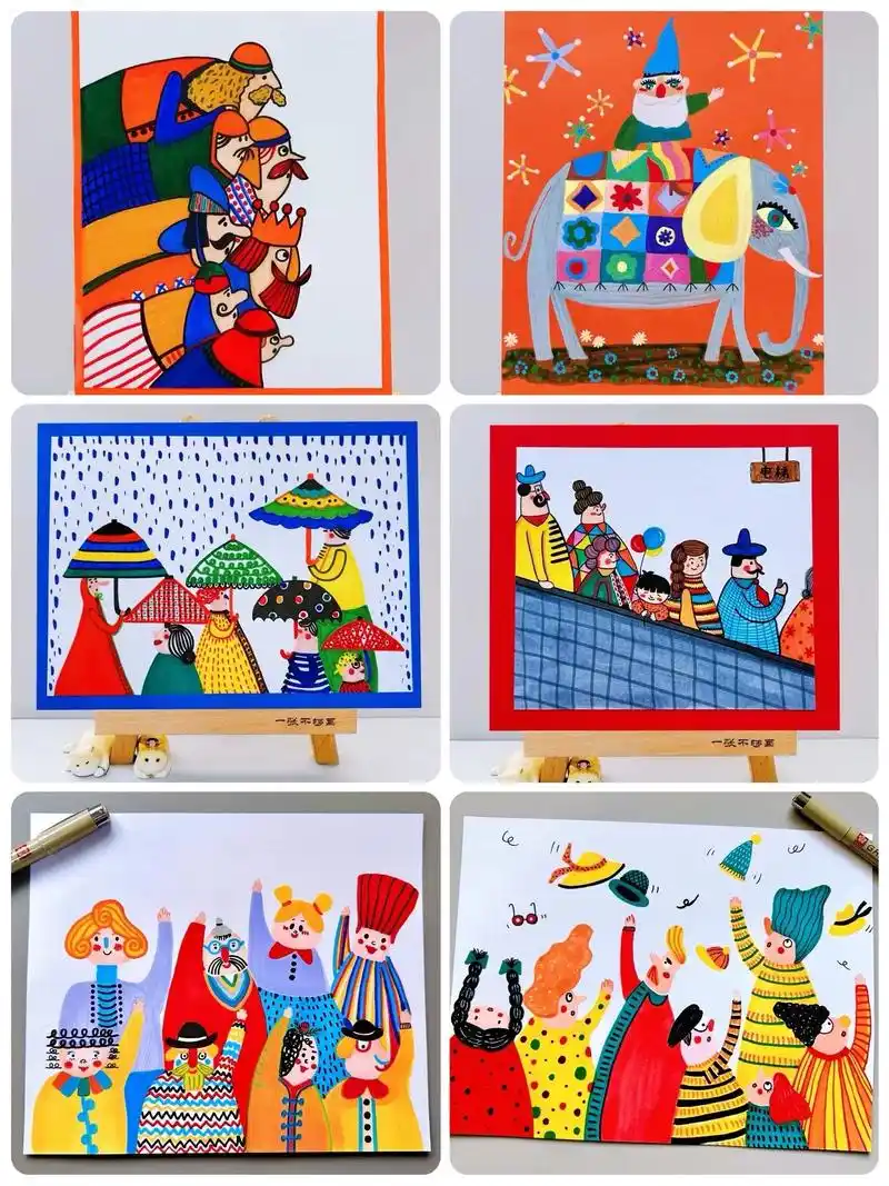 临摹插画师jana glatt的作品