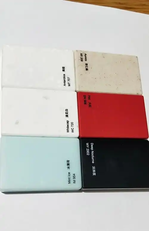 温润如玉 亚克力台面 杜邦人造石介绍 可丽耐 石英石台面