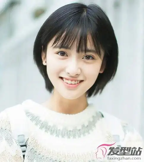 只剪不烫的短发发型 简约自然打造小清新范