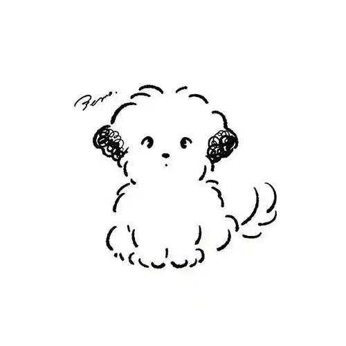 张做头像呢一些简约的手绘线条头像将极简风格进行到底勾勒出可爱图案