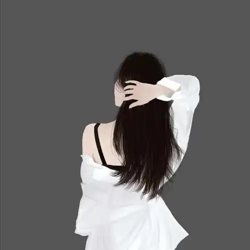 超酷小姐姐女生高清背影头像