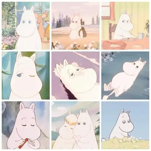 真是太戳心啦95看姆明一族的时候,真是恨不得每张都截下来当头像