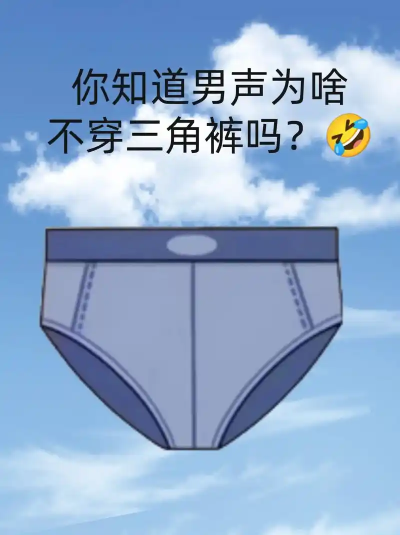 终于知道男生为什么不爱穿三角裤了,这个是真形象啊,哈哈#内容
