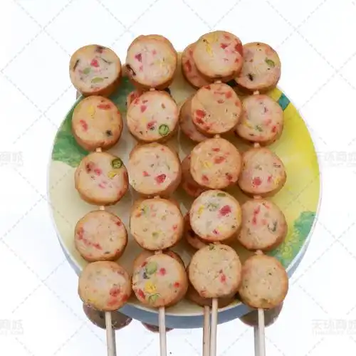 【湾仔佬】串串香鸡肉汉堡串2kg*5包 26串/包 .