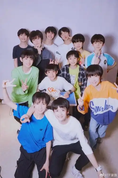 文化艺术发展有限公司的男子演唱团体:时代少年团,tf家族三代和tfboys