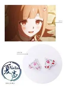 【natsu】七海千秋cos发夹飞机发饰亚克力发夹弹丸论破发卡头饰